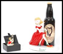 A Royal Doulton advertising ceramic figurine Guinness Harpist MCL29. Limited edition 12/750.