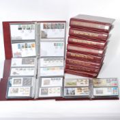 Great Britain FDC collection 1970s-2015 in twelve Royal Mail albums (700 covers). Commemoratives,