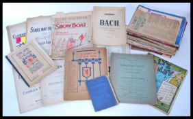 A collection of vintage sheet music dating from the early 20th Century up to the 1960's please refer
