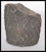 A fossilised example of a tree trunk believed prehistoric Devonian period. Perfect for use as a desk