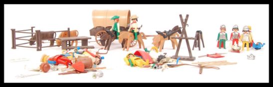 VINTAGE GEOBRA PLAYMOBIL WESTERN AND KNIGHTS