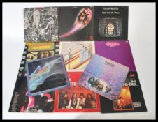 A collection of vinyl long play LP records to include Neil Ardley, Focus x 2, Chris Squire, Black