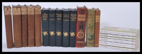 A collection of books dating from the 19th Century to include The Memoirs of Sir Walter Scott,