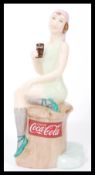 A Royal Doulton Advertising ceramic figurine Coca-Cola Bathing Belle MCL14. Limited edition 25/1250.