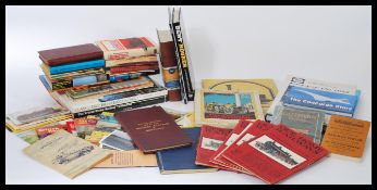 A collection of books relating to Locomotives and steam engines to include Our Home Railways,