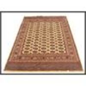 An early 20th century Persian handwoven Bokhara ru