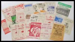 Football - A collection of twenty seven Scottish Football Association programmes dating from the