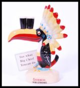 A Royal Doulton advertising ceramic figurine Guinness Big Chief Toucan MCL3. Limited edition 1607/