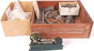 ASSORTED LIVE STEAM / ENGINEERING PARTS, INSTRUCTIONS AND RELATED