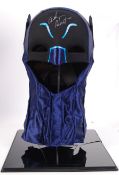 SUPERB BATMAN CLASSIC TV SERIES AUTOGRAPHED PROP REPLICA COWL