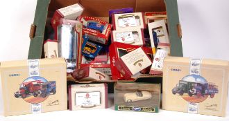 ASSORTED BOXED DIECAST MODELS - LLEDO , CORGI , OXFORD ETC