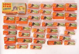 LARGE COLLECTION VINTAGE LONE STAR LOCOS DIECAST MODEL TRAINS