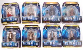 COLLECTION OF CHARACTER ONLINE DOCTOR WHO CARDED ACTION FIGURES