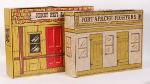 ORIGINAL RARE MARX TOYS JOHNNY WEST PLAYSETS