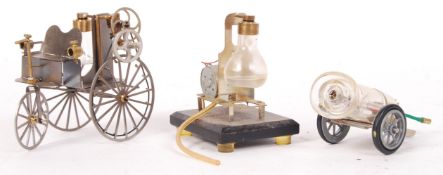 COLLECTION OF LUTZ HIELSCHER LIVE STEAM ENGINES &