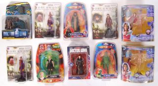 ASSORTED DOCTOR WHO & RELATED CARDED ACTION FIGURES