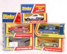 ASSORTED BOXED VINTAGE CORGI & DINKY DIECAST MODELS