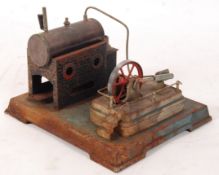 RARE ANTIQUE JOSEF FALK / BING LIVE STEAM ENGINE PLANT