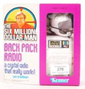 RARE KENNER SIX MILLION DOLLAR MAN BACK PACK RADIO