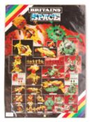 RARE VINTAGE BRITAINS SPACE SERIES IN-STORE SHOP DISPLAY POSTER