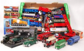 ASSORTED DIECAST SCALE MODEL HAULAGE AND OTHER MODEL VEHICLES