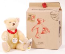 GERMAN STEIFF ' 100 YEARS ' BLONDE MOHAIR TEDDY BEAR
