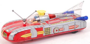 VINTAGE JAPANESE TINPLATE BATTERY OPERATED SPACESHIP