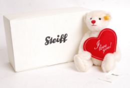 STEIFF LIMITED EDITION ' FABIAN - I LOVE YOU ' TEDDY BEAR