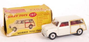 RARE VINTAGE DINKY TOYS DIECAST MODEL MORRIS MINI TRAVELLER