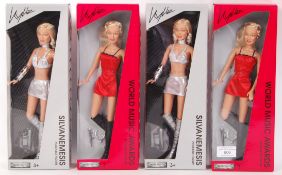 JAKKS PACIFIC ' KYLIE ' MINOGUE BARBIE STYLE ACTION FIGURE DOLLS