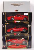 COLLECTION OF BURAGO 1:18 SCALE DIECAST MODEL CARS