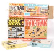VINTAGE SPOT ON ROVEX TRIK TRAK DARE DEVIL PLASTIC RACING SETS
