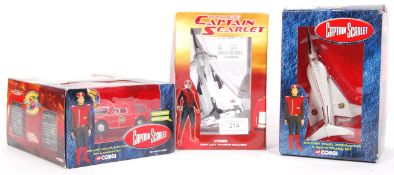 RARE CORGI CAPTAIN SCARLET BOXED DIECAST MODELS