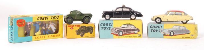 VINTAGE CORGI & DINKY TOYS BOXED DIECAST MODELS & FIGURES