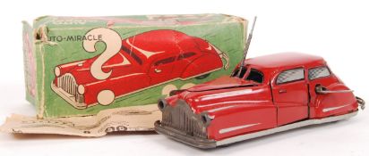 SUPERB RARE FRENCH CLOCKWORK TINPLATE 'AUTO-MIRACLE'