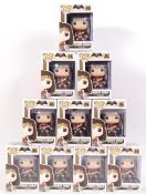 COLLECTION OF FUNKO POP HEROES WONDER WOMAN ACTION FIGURES