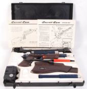 RARE VINTAGE ' SECRET SAM ' BRIEFCASE & GUN SET