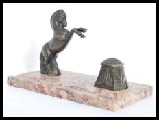 A vintage early 20th century Art Deco desk top ink