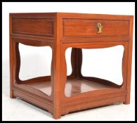 A 20th century Chinese opium stool / side  table i