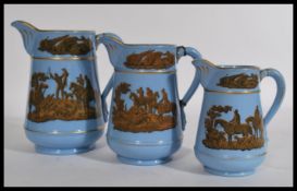 A 19th century Victorian set of three graduating p