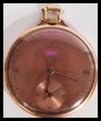 A vintage 20th century 1930's Omega pocket watch h