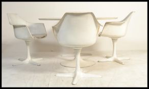 A vintage retro 20th century Arkana tulip table al