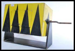 A vintage 1950's painted scratch built tombola hav
