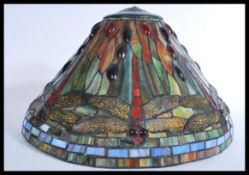 A  large and fantastic Tiffany style leaded glass