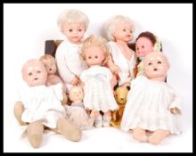 COLLECTION OF DOLLS TO INCLUDE ARMAND MARCEILLE AN