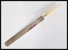 A 19th century Victorian silver hallmarked and mar