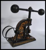 A 19th century Victorian large table top seal pres