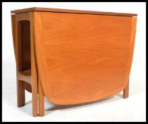 A 1970's 20th century Nathan teak wood drop leaf d