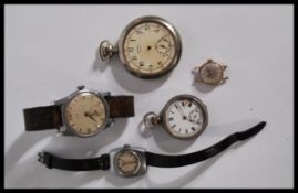 A group of vintage watches and pocket watches to i