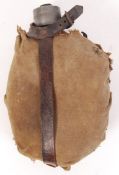 RARE WWI FIRST WORLD WAR GERMAN INFANTRY WATER BOTTLE COMPLETE